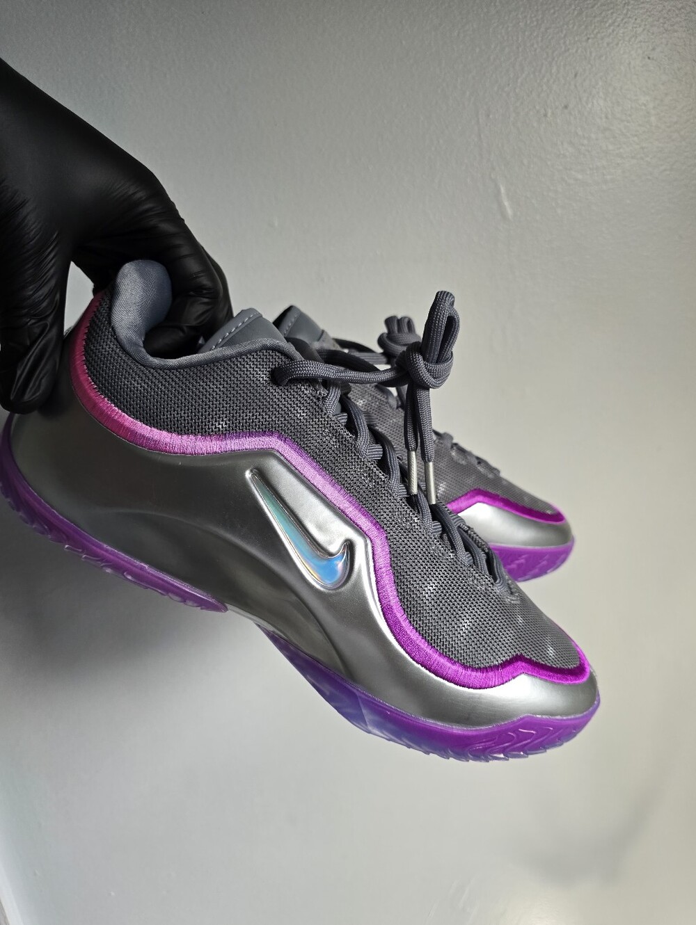 Nike LeBron 23 XXIII Bubble Boy Cool Grey Silver Purple IF0694-002 Size 10